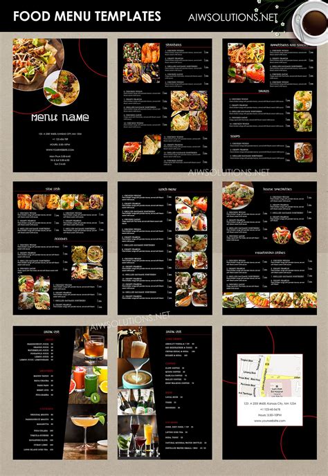 Food Menu – id26 - aiwsolutions | Food menu design, Food menu template, Pizza menu design