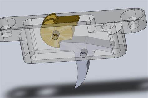 crossbow trigger mechanism More Homemade Crossbow, Diy Crossbow, Homemade Weapons, Crossbow ...