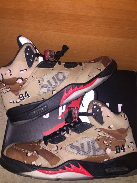 Supreme Jordan 5s Camo | Kixify Marketplace