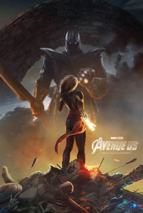 Captain Marvel vs Thanos (By BossLogic) : r/Captain_Marvel