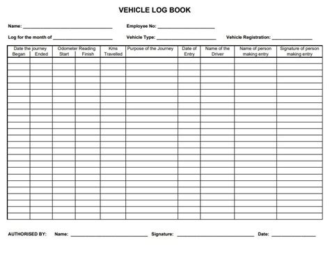 10+ Log Book Template | Free Log Templates | Book template, Daily planner template, Planner template