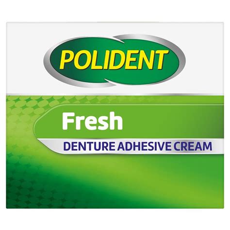 Polident Denture Adhesive Cream Fresh Mint 60g