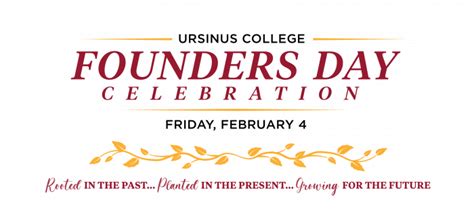 A Brief History of Founders Day • Library • Ursinus