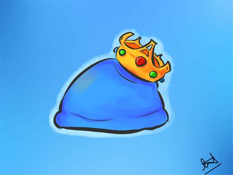 King Slime Fan Art : r/Terraria