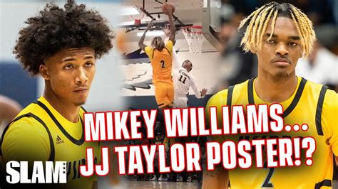 Mikey Williams throws DIME to JJ Taylor for CRAZY POSTER DUNK! 😱 - Win ...