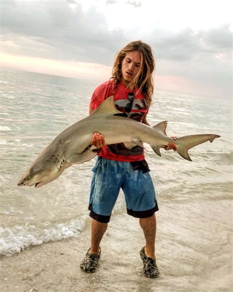 Baby lemon shark that freaked out the tourists : r/Fishing