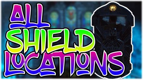 DER EISENDRACHE: All 9 SHIELD Part Locations and Work Bench Locations Black Ops 3 Zombies