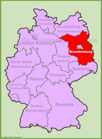 Brandenburg Maps | Germany | Maps of Brandenburg