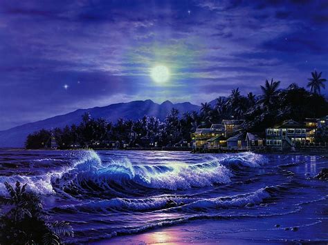 Moonlight Night Wallpapers - Wallpaper Cave