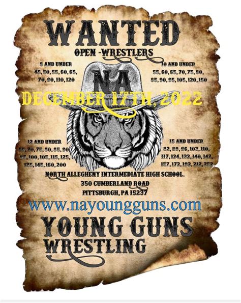 Pennsylvania Wrestling Tournaments Detail View: North Allegheny Young ...