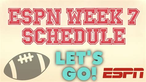 ESPN Schedule Week 7: What college football games are on the ESPN ...