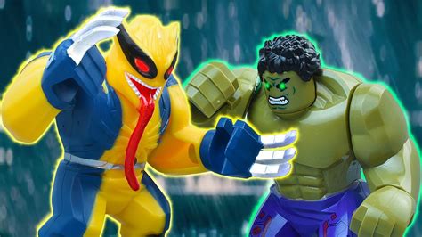 LEGO Hulk VS Wolverine-Venom - YouTube