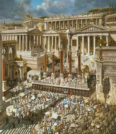 Roman Forum as a Market Place | Rome history, Ancient rome, Roman empire