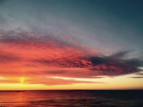 Sunset from Frankston Beach, Victoria, Aus