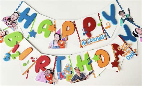 Ms. Rachel happy birthday banner | 2nd birthday party themes, 1st birthday party themes ...