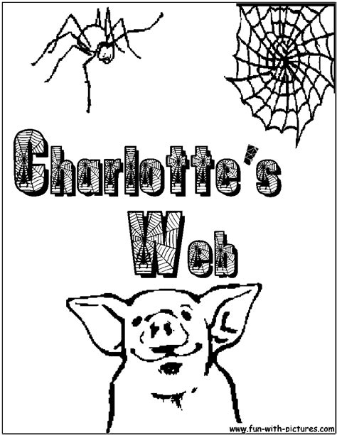 Coloring Page For Charlotte's Web