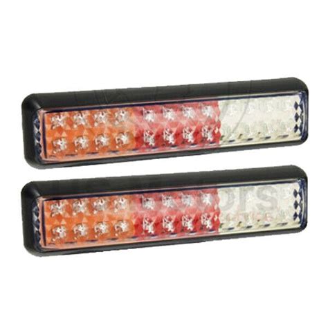 LED Autolamps Lights Jet Ski Small Trailer Combination PAIR - HS Autoparts