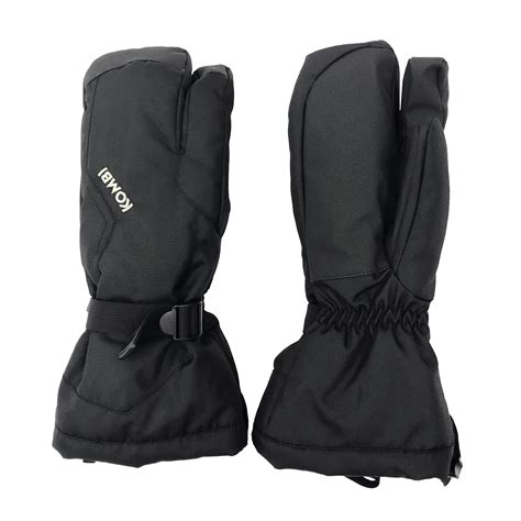 Kombi Men's Thermal Insulated Two-Finger Winter Ski Snowmobile Mitts ...