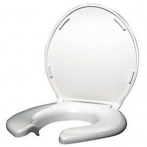 BIG JOHN Round or Elongated, Standard Toilet Seat Type, Open Front Type, Includes Cover Yes ...