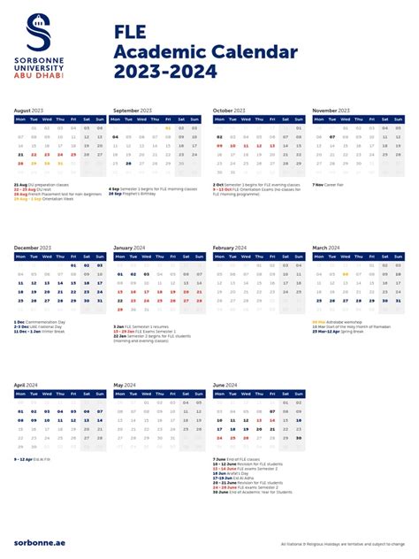 French Year Calender | PDF | Social Institutions | Schools