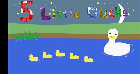 KïdsTv123 5 Lïttle Ducks - Nursery Rhymes Fan Art (43586059) - Fanpop ...