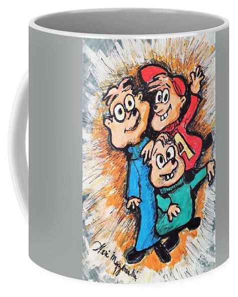 Alvin and the Chipmunks Coffee Mug by Geraldine Myszenski | Alvin and the chipmunks, Mugs ...