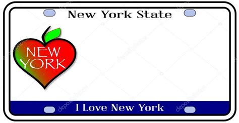 New York State License Plate Stock Vector Image by ©BigAlBaloo #60808925