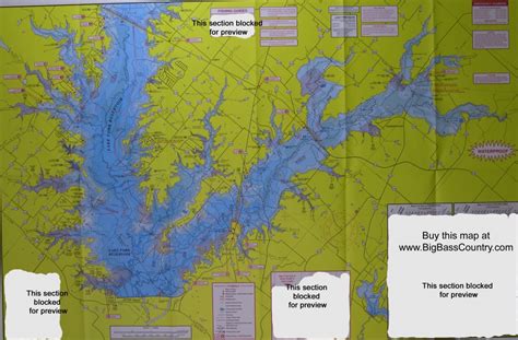 Lake Fork Fishing Topographical Map - Texas Lake Maps Fishing - Printable Maps