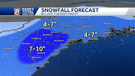 Winter Storm Warning for Maine underway: Widespread snow continues