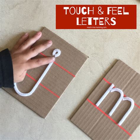 Touch & Feel Letters | Learning letters, Toddler learning activities, Preschool learning activities