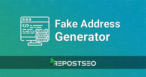 Here are the best random address generator tools for free - Writers Evoke