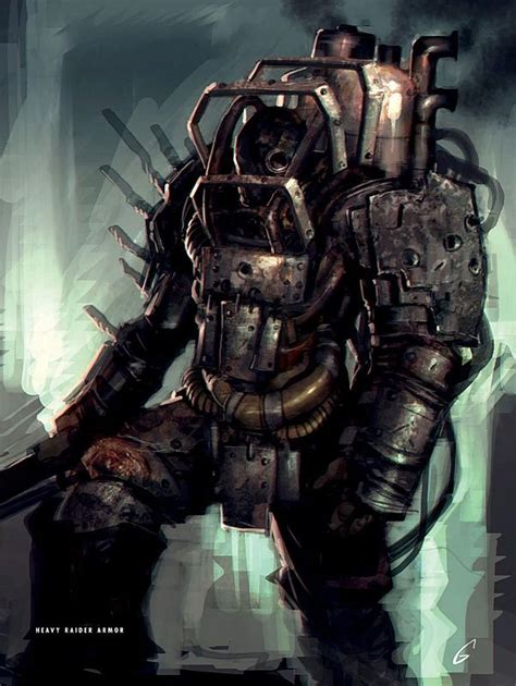 Raider power armor (Fallout 4) | Fallout Wiki | Fandom | Fallout concept art, Fallout power ...