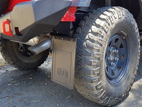 ARB 5750380 Mud Flaps for 18-20 Jeep Wrangler JL with ARB Rear Bumper | Quadratec