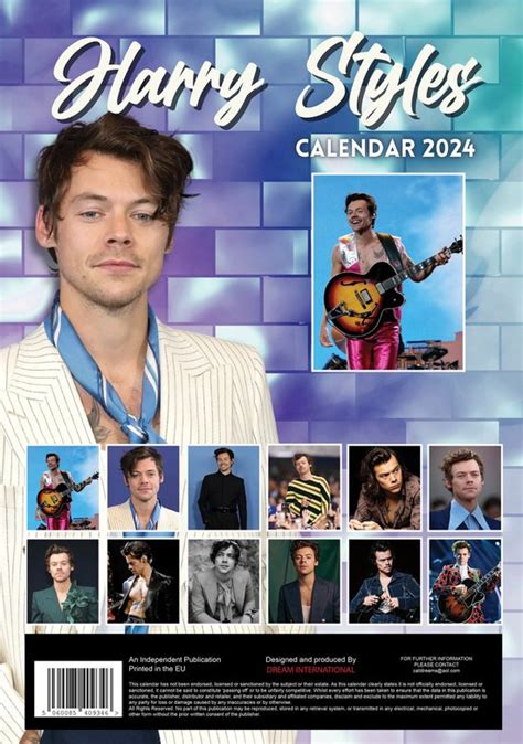 Harry Styles July 2024 Calendar - Ashla Malvina