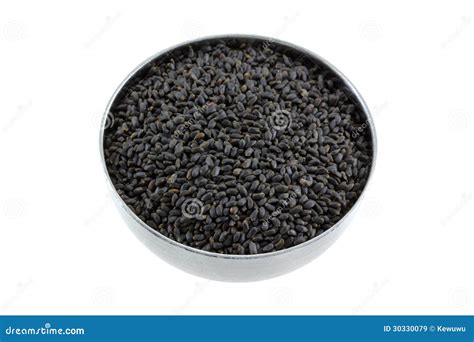 Sweet Basil Seeds stock image. Image of aromatic, nutrition - 30330079