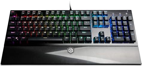 CyberPowerPC Skorpion K2 CPSK304 RGB Mechanical Gaming Keyboard with Kontact Black (Linear ...