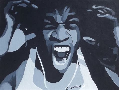 Rage Painting by Christine Hamilton