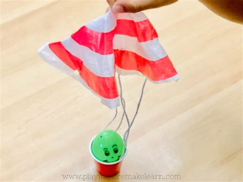 STEAM Kids: How To Make An Egg Drop Parachute - Play. Inquire. Make. Learn.