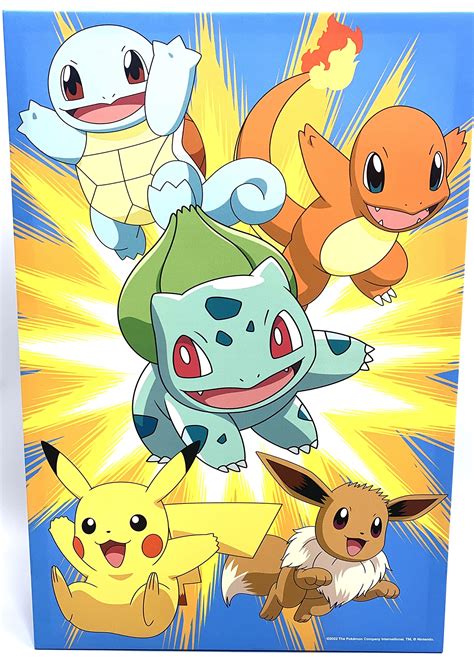 Pokemon Bulbasaur Charmander Squirtle Pikachu