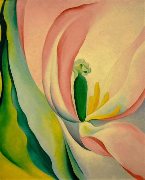 BeingCrimson (uncertainty, insecurity AND ME!): Georgia O'Keeffe Pink Tulip 1926 oil on canvas ...