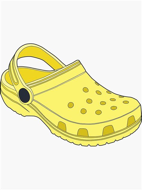 "Crocs Shoe Lemon" Sticker for Sale by tlaprise | Crocs shoes, Crocs, Shoe tattoos