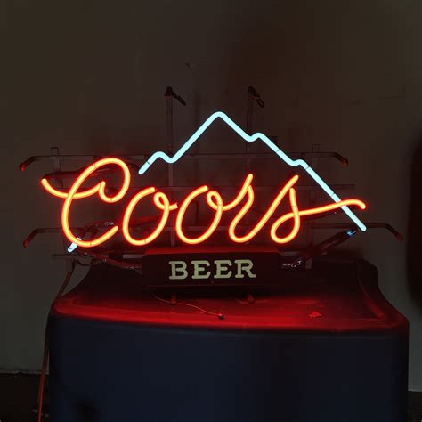 Original Vintage Coors Beer Neon Sign / Coors Neon Beer Signs | Etsy