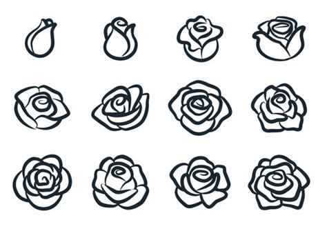 Rose Outline Simple Images – Browse 54,491 Stock Photos, Vectors, and ...