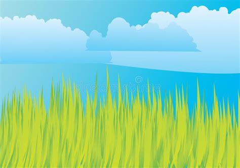 Grassland stock illustration. Illustration of floating - 55879898