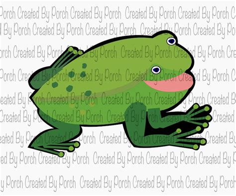 Green Frog From Eric Carle's Brown Bear Brown Bear What Do You See Svg/vector Image - Etsy