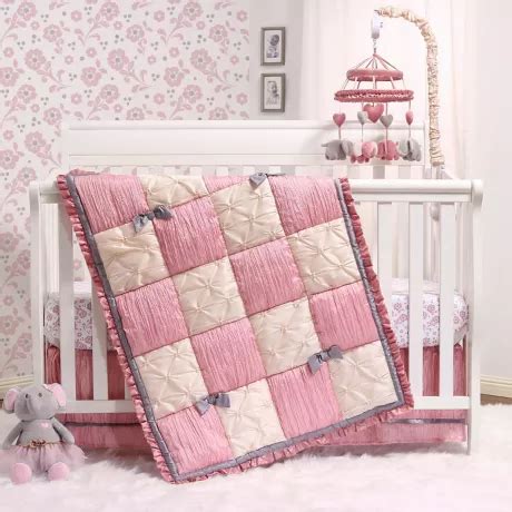 PS by the peanutshell™ Bella 3-Piece Crib Bedding Set in Pink | buybuy BABY