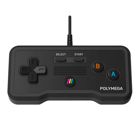 Polymega, Retro Controller - RC01 NES, Universal, Black, PM-RC01-01 - Walmart.com