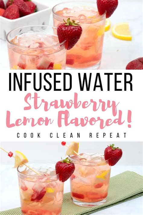 Infused Water Recipes - Cook Clean Repeat