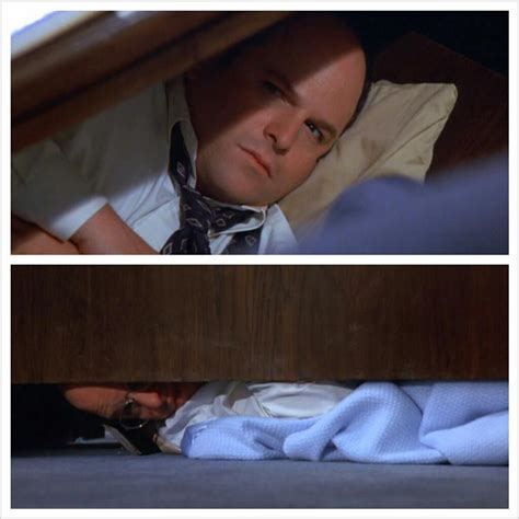 George at work taking aking a nap under his desk.#Costanza #Seinfeld ...