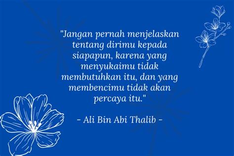 17 Kata Kata Ali Bin Abi Thalib Tentang Cinta dan Wanita Penuh Makna - Muslim Terkini